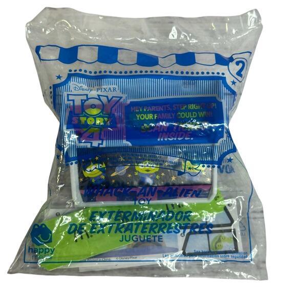 2019 Mcdonalds Disney Toy Story 4 WHACK-AN-ALIEN #2 Happy Meal Toy - Picture 4 of 5
